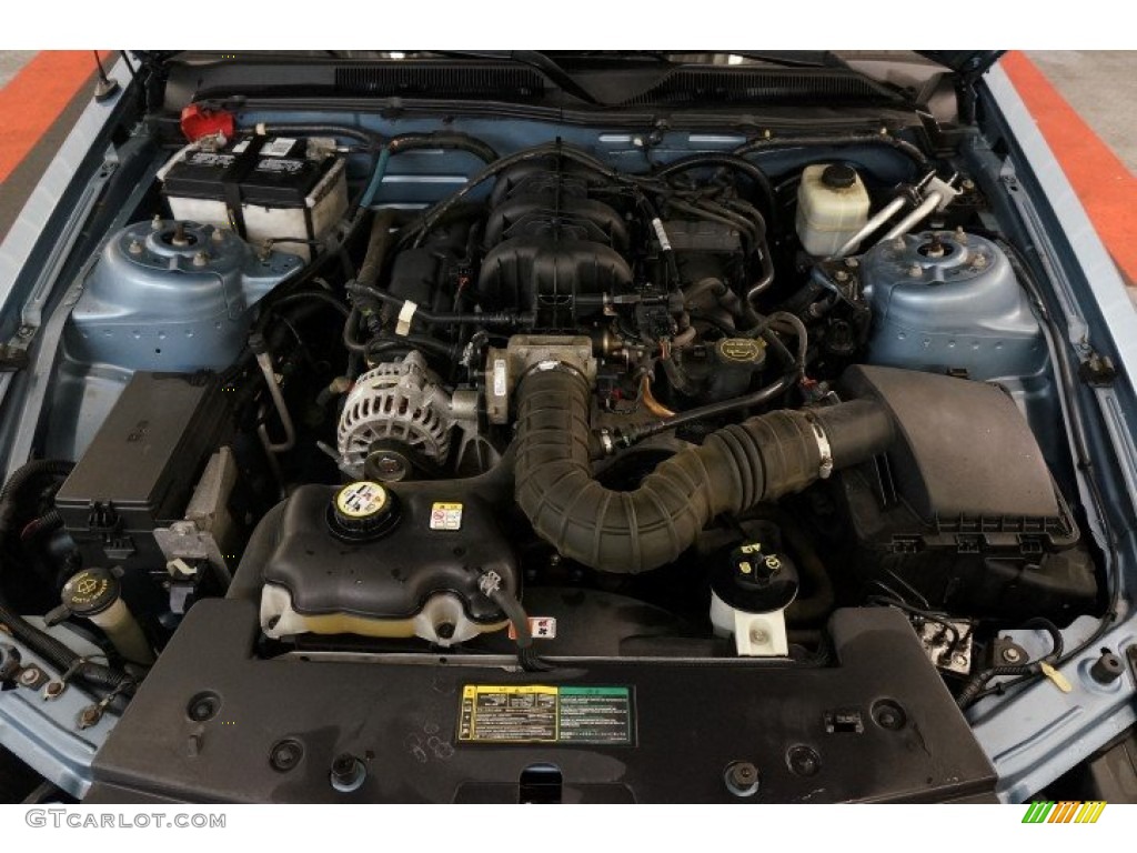 2006 Mustang V6 Premium Convertible - Windveil Blue Metallic / Light Graphite photo #33