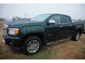 2015 Emerald Green Metallic GMC Canyon SLT Crew Cab  photo #3