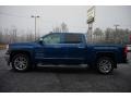 Stone Blue Metallic - Sierra 1500 SLT Crew Cab Photo No. 4