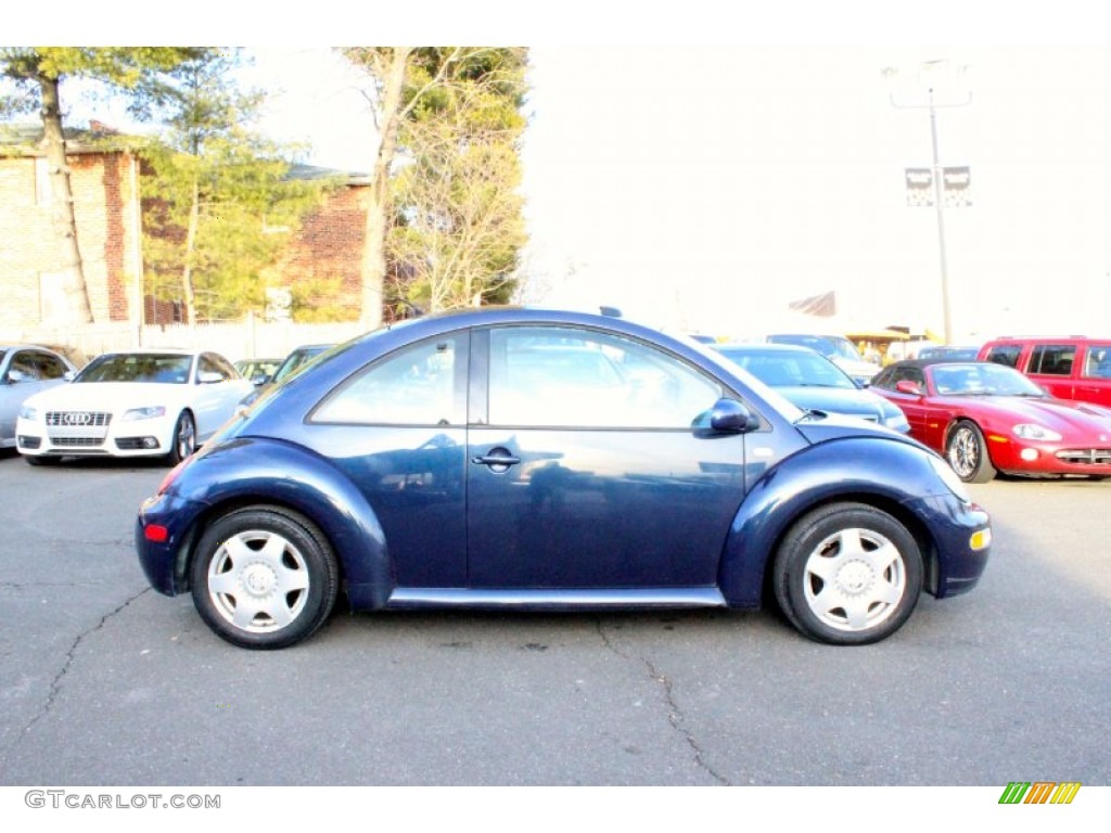 2001 New Beetle GLS Coupe - Blue / Cream photo #10