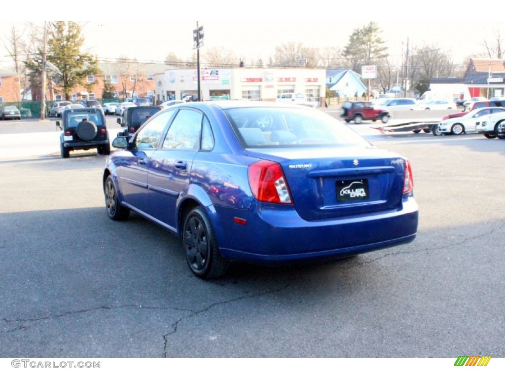 2006 Forenza Sedan - Cobalt Blue Metallic / Grey photo #5