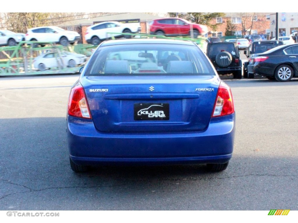 2006 Forenza Sedan - Cobalt Blue Metallic / Grey photo #6