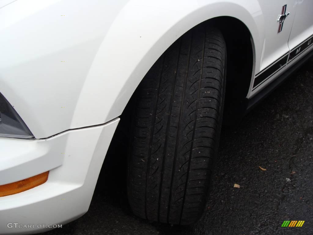 2006 Mustang V6 Premium Coupe - Performance White / Light Graphite photo #11