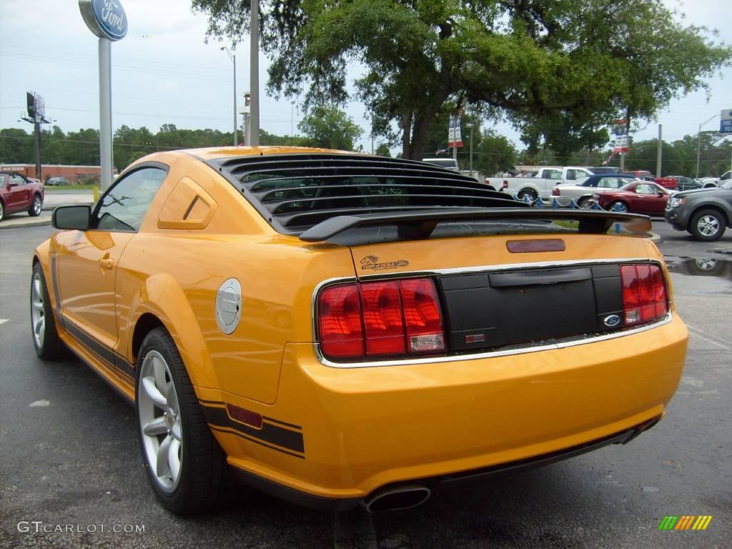 2007 Mustang Saleen Parnelli Jones Edition - Grabber Orange / Black/Orange photo #5