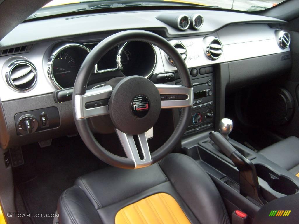 2007 Mustang Saleen Parnelli Jones Edition - Grabber Orange / Black/Orange photo #18