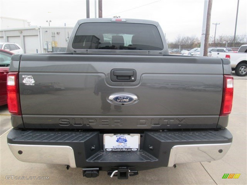 2015 F250 Super Duty XLT Crew Cab 4x4 - Magnetic / Steel photo #11