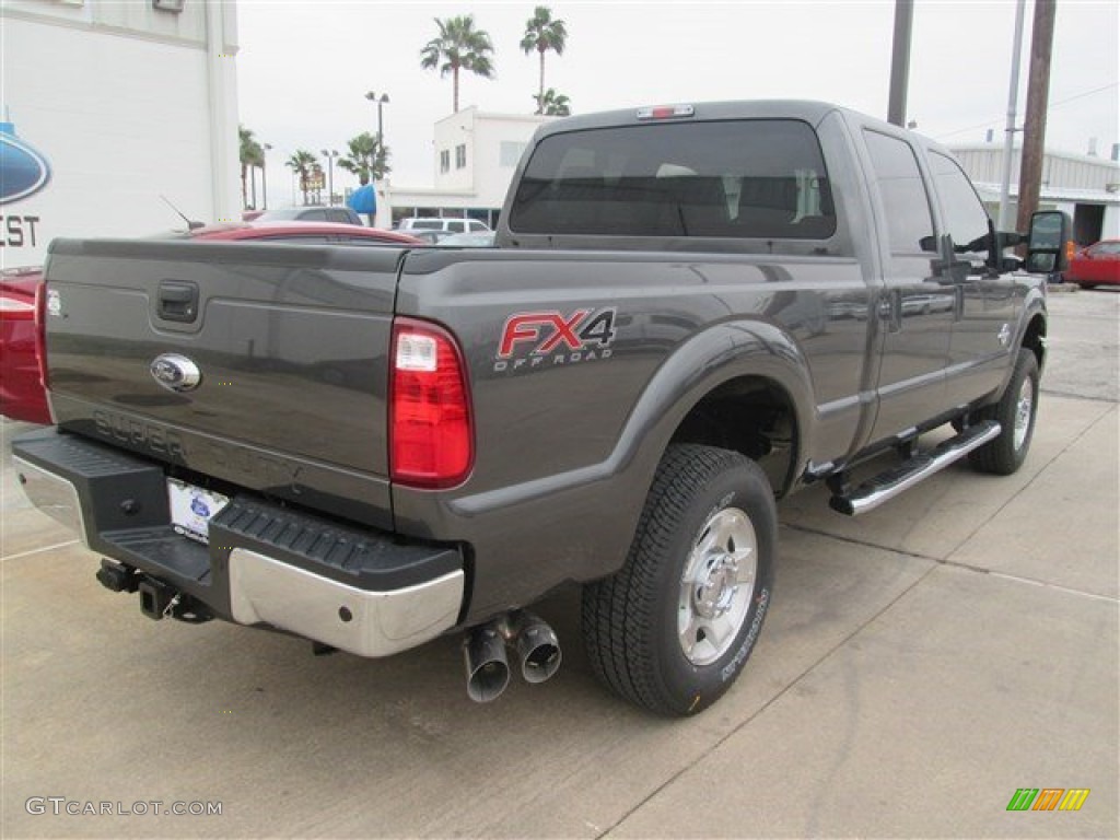 2015 F250 Super Duty XLT Crew Cab 4x4 - Magnetic / Steel photo #12