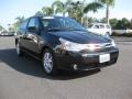 2008 Black Ford Focus SES Coupe  photo #7