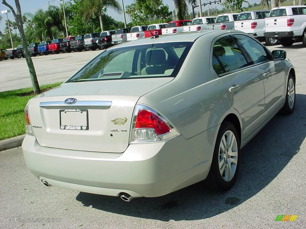 2008 Fusion SEL V6 - Light Sage Metallic / Medium Light Stone photo #3