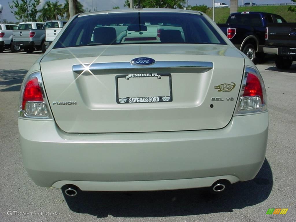 2008 Fusion SEL V6 - Light Sage Metallic / Medium Light Stone photo #4