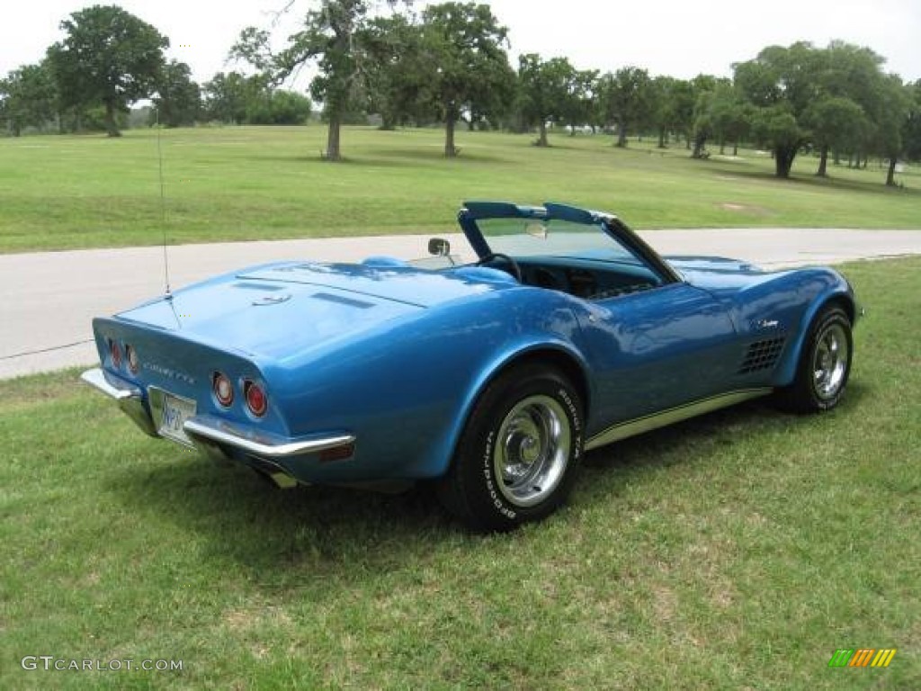 1970 Corvette Stingray Convertible - Mulsanne Blue / Blue photo #3