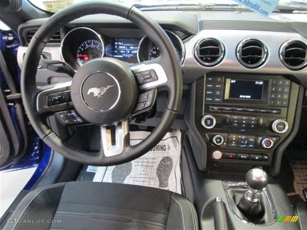 2015 Mustang GT Coupe - Deep Impact Blue Metallic / Ebony photo #11