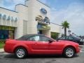 2008 Torch Red Ford Mustang V6 Premium Convertible  photo #2