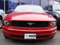 2008 Dark Candy Apple Red Ford Mustang V6 Deluxe Convertible  photo #2