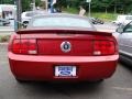 2008 Dark Candy Apple Red Ford Mustang V6 Deluxe Convertible  photo #5