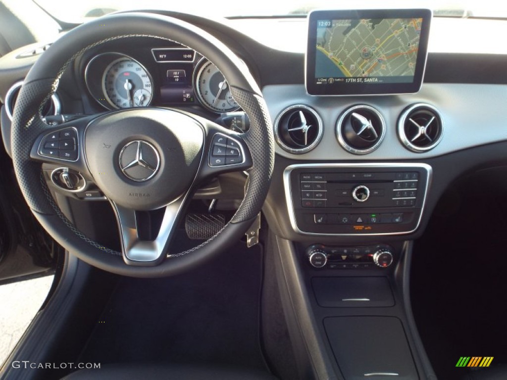 2015 Mercedes-Benz CLA 250 Black Dashboard Photo #100675043