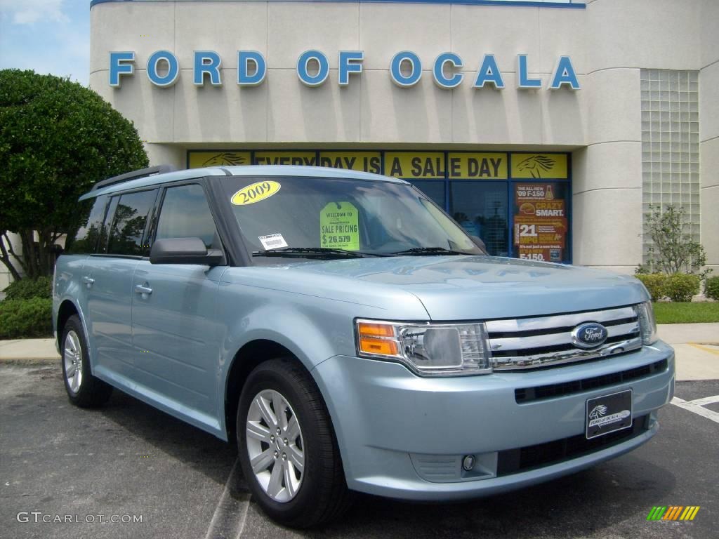 Light Ice Blue Metallic Ford Flex