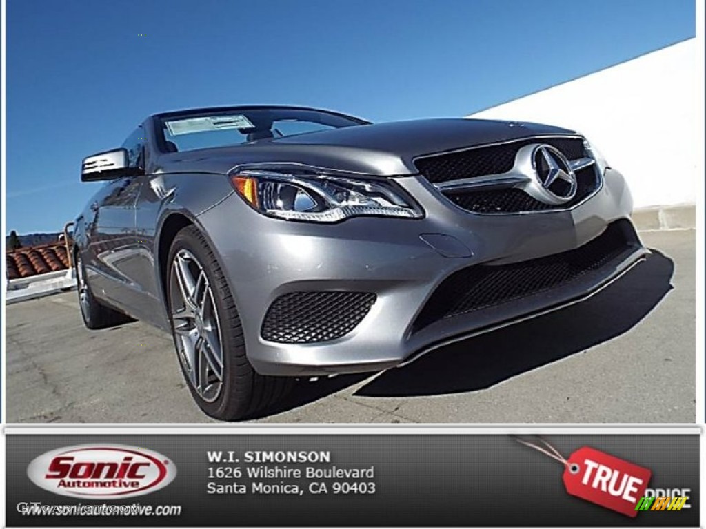 2015 E 400 Cabriolet - Palladium Silver Metallic / Black photo #1