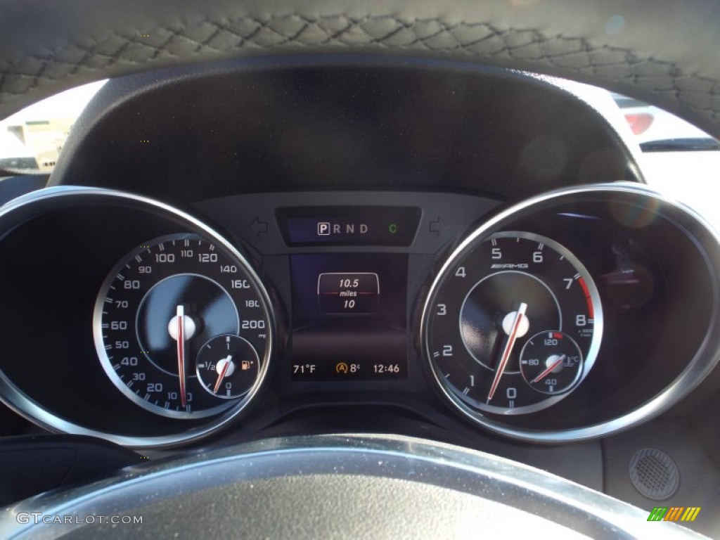 2015 SLK 55 AMG Roadster - Black / designo Platinum White/Black photo #7