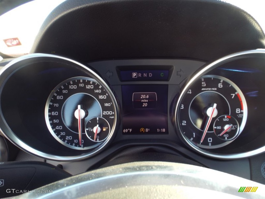 2015 Mercedes-Benz SLK 55 AMG Roadster Gauges Photo #100676729