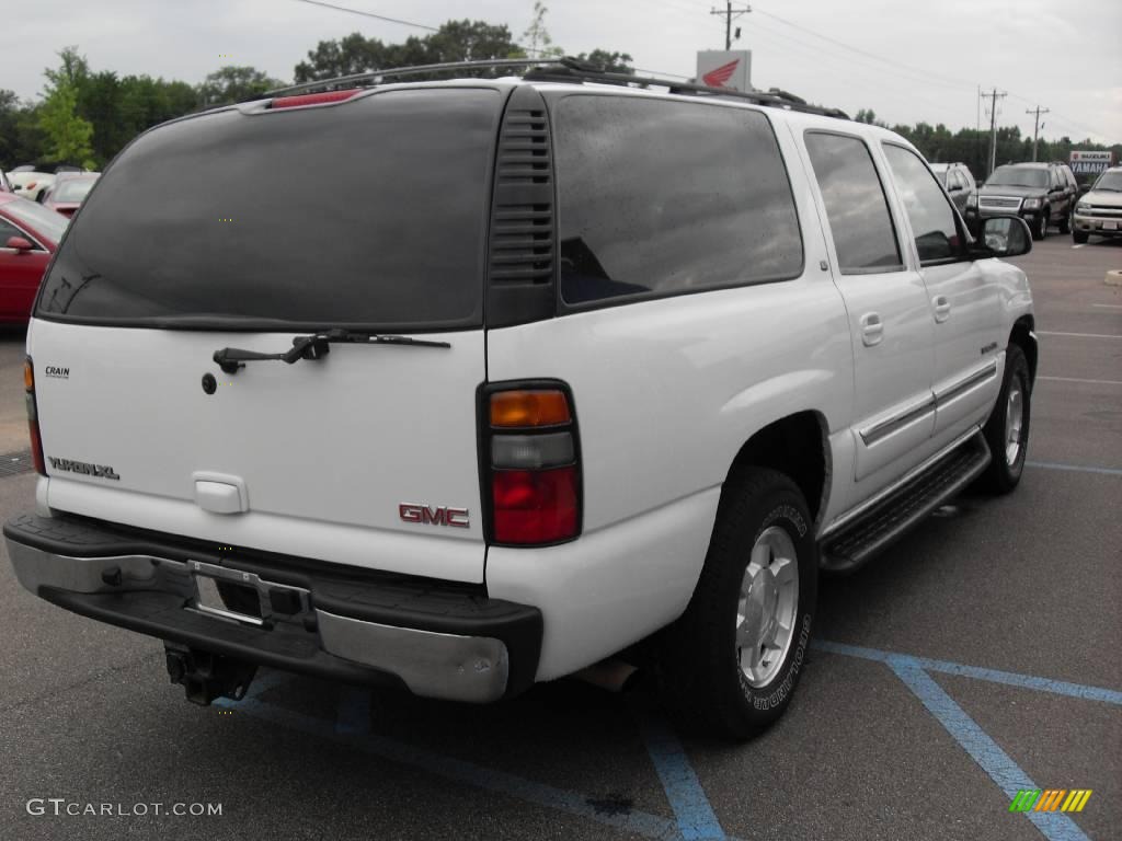 2004 Yukon XL 1500 SLT 4x4 - Summit White / Pewter/Dark Pewter photo #6