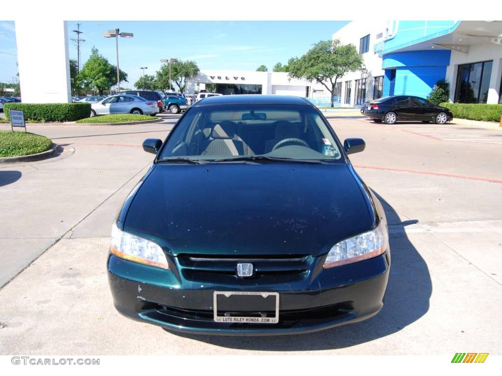 1998 Accord LX Sedan - Dark Emerald Pearl / Ivory photo #2