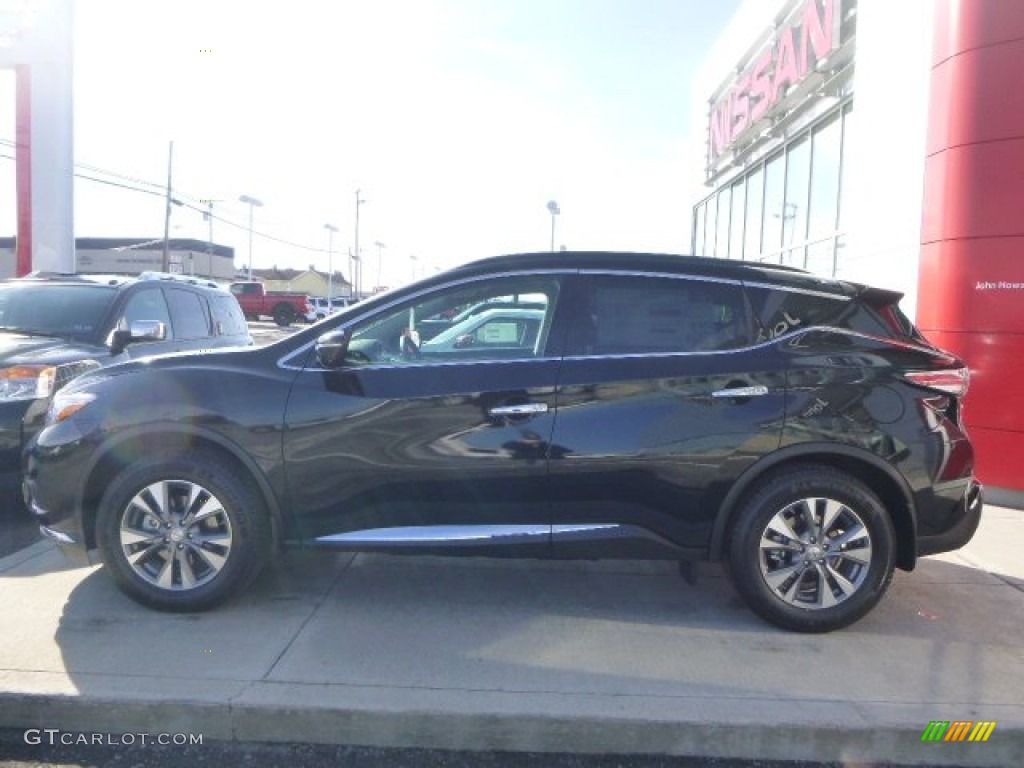 2015 Murano SV AWD - Magnetic Black / Graphite photo #5