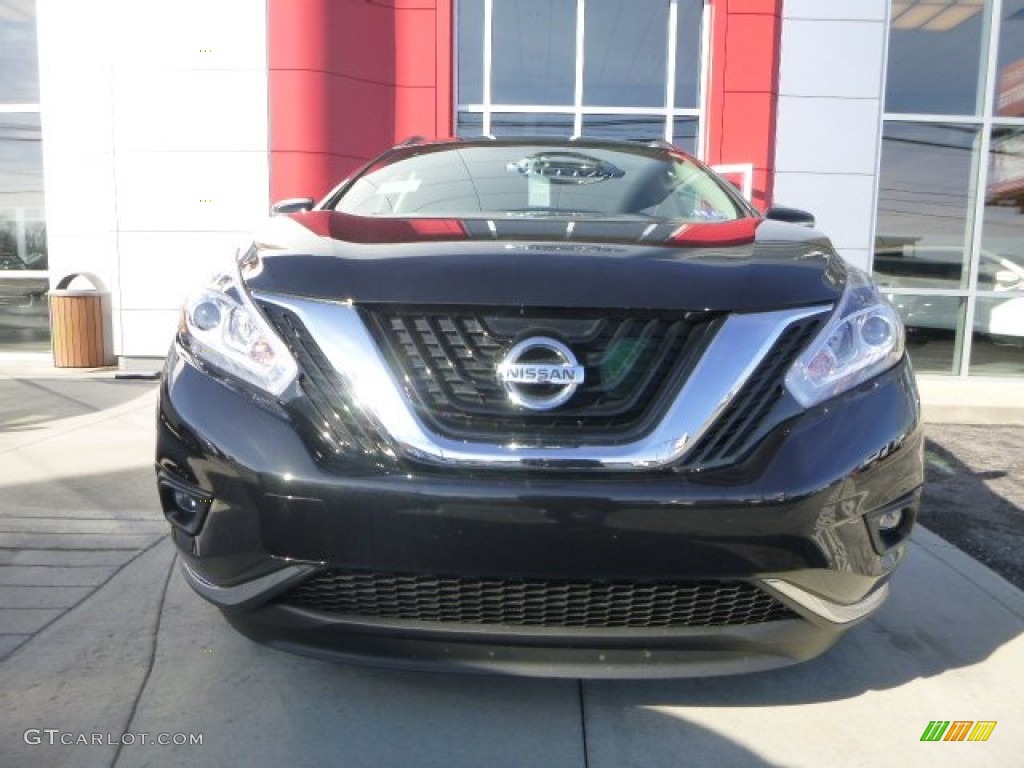 2015 Murano SV AWD - Magnetic Black / Graphite photo #7
