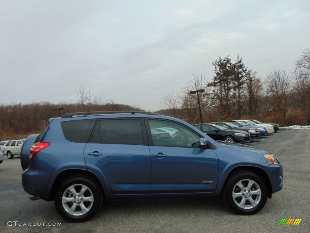 2012 RAV4 V6 Limited 4WD - Pacific Blue Metallic / Sand Beige photo #2