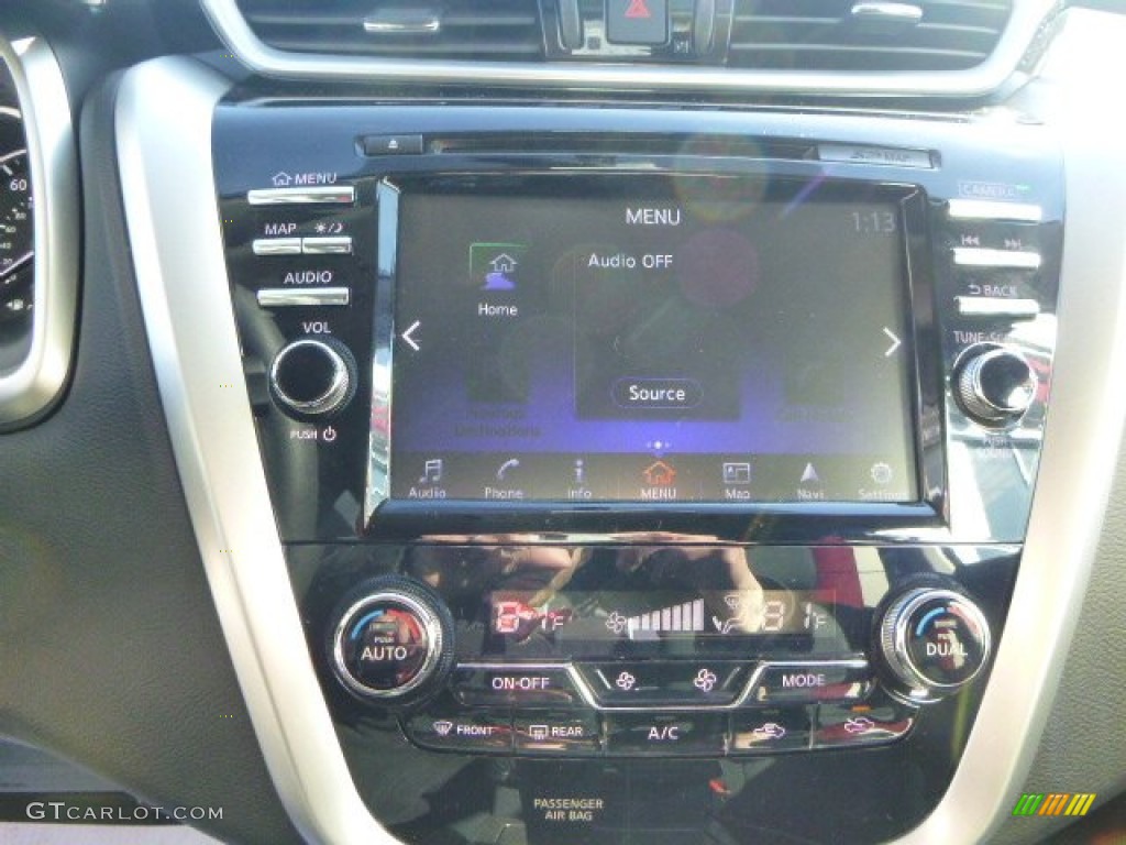 2015 Murano SV AWD - Magnetic Black / Graphite photo #18
