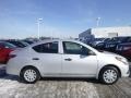 2015 Brilliant Silver Nissan Versa 1.6 S Sedan  photo #2