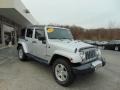 Bright Silver Metallic 2009 Jeep Wrangler Unlimited Sahara 4x4