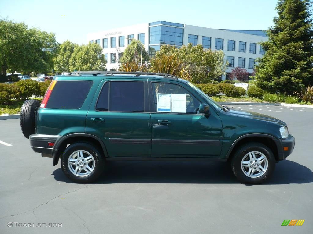 1999 CR-V EX 4WD - Clover Green Pearl / Charcoal photo #7