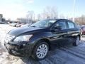 2014 Super Black Nissan Sentra S  photo #6