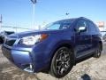 2015 Quartz Blue Pearl Subaru Forester 2.0XT Touring  photo #6