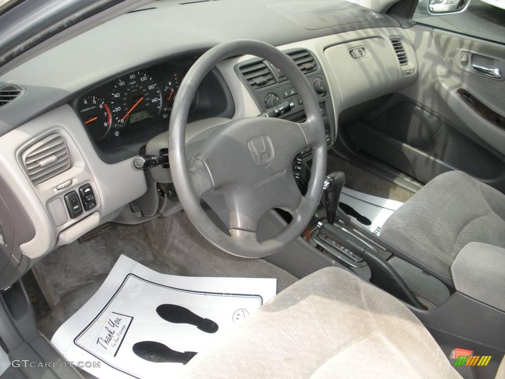2002 Accord SE Sedan - Satin Silver Metallic / Quartz Gray photo #13
