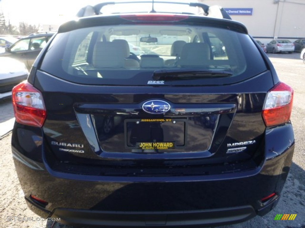 2015 Impreza 2.0i Sport Limited 5 Door - Deep Sea Blue Pearl / Ivory photo #3