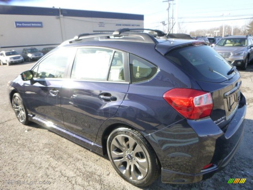 2015 Impreza 2.0i Sport Limited 5 Door - Deep Sea Blue Pearl / Ivory photo #4