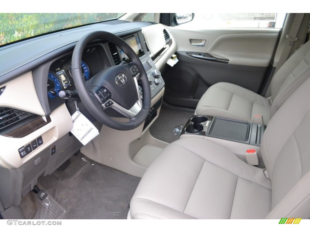 Bisque Interior 2015 Toyota Sienna XLE AWD Photo #100685768