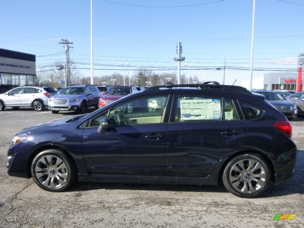 Deep Sea Blue Pearl 2015 Subaru Impreza 2.0i Sport Limited 5 Door Exterior Photo #100685774