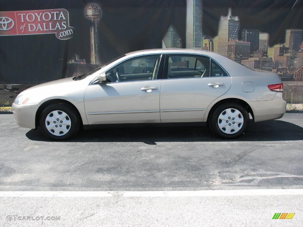 2003 Accord LX Sedan - Desert Mist Metallic / Ivory photo #1