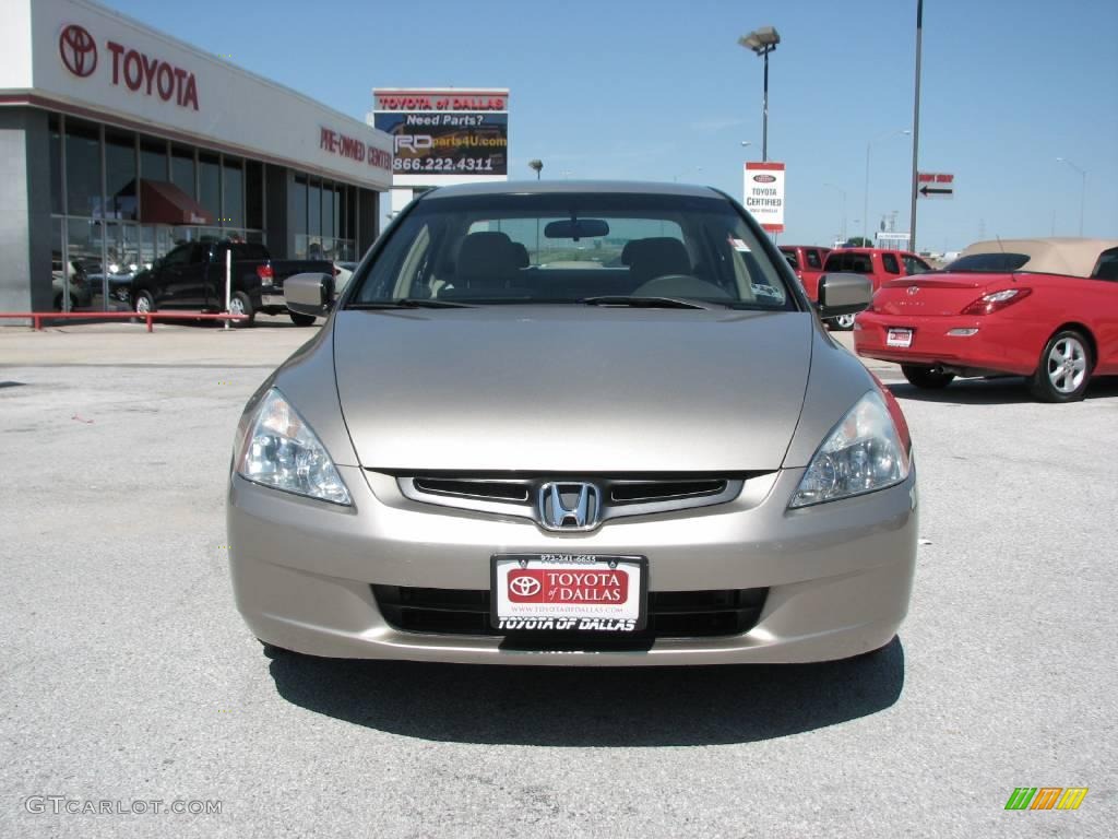 2003 Accord LX Sedan - Desert Mist Metallic / Ivory photo #3