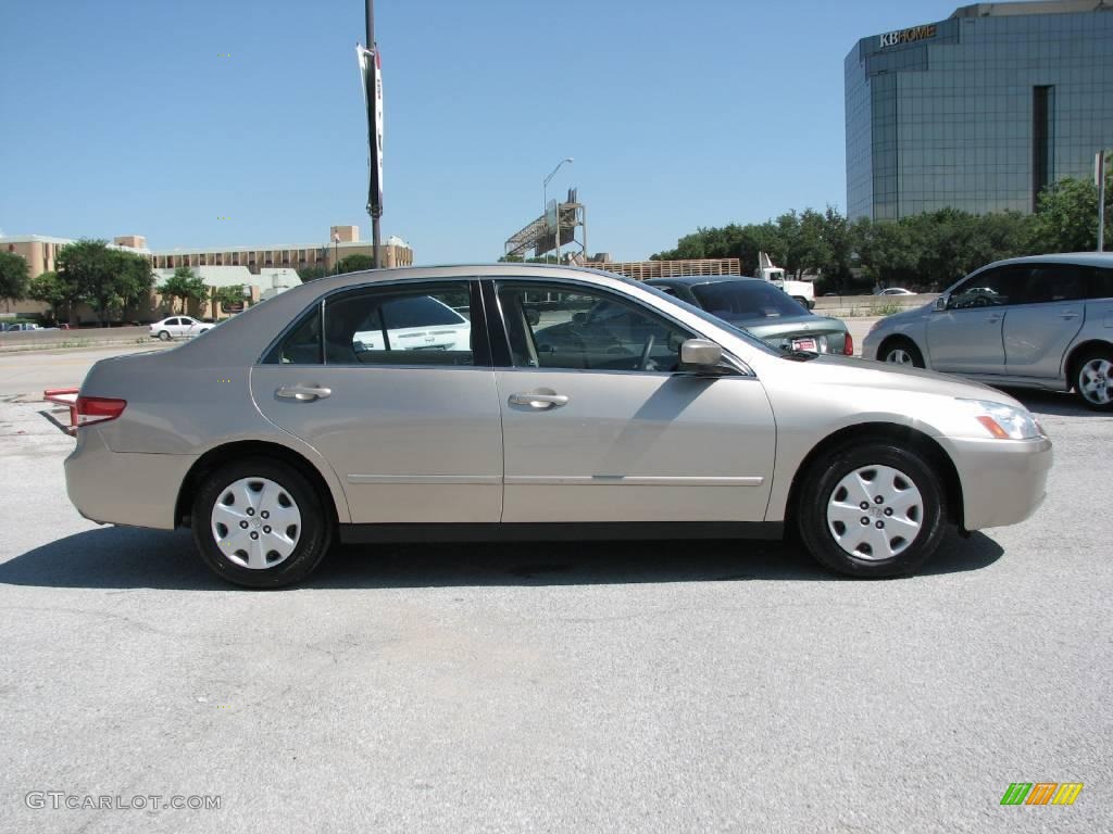 2003 Accord LX Sedan - Desert Mist Metallic / Ivory photo #5