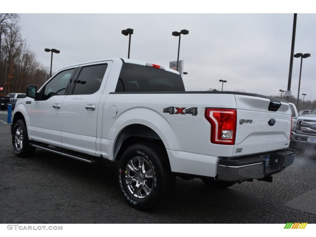 Oxford White 2015 Ford F150 XLT SuperCrew 4x4 Exterior Photo #100687007