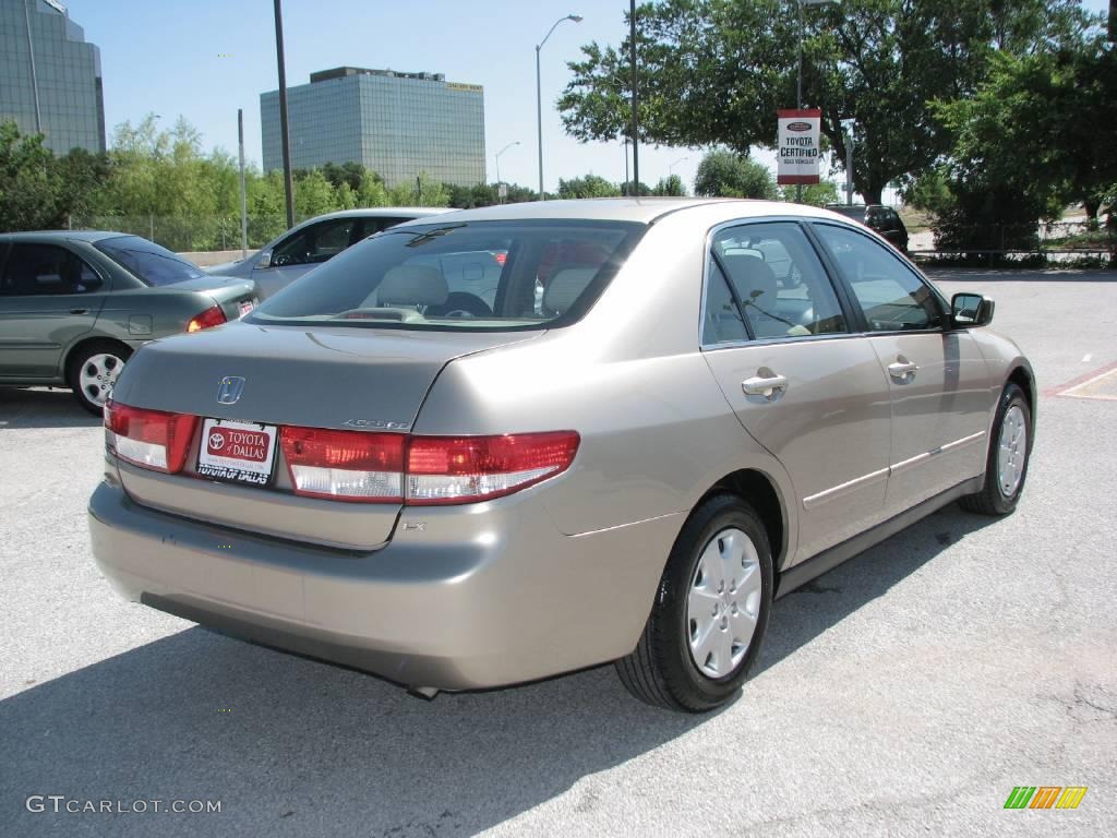 2003 Accord LX Sedan - Desert Mist Metallic / Ivory photo #6
