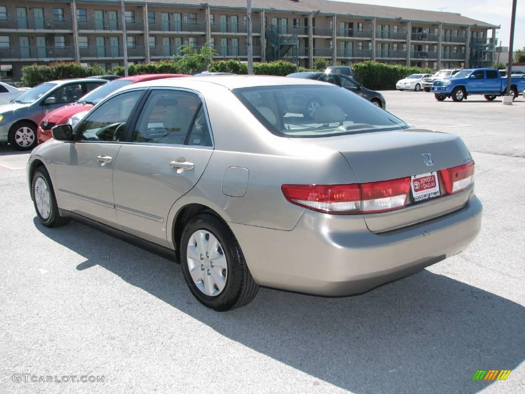 2003 Accord LX Sedan - Desert Mist Metallic / Ivory photo #7