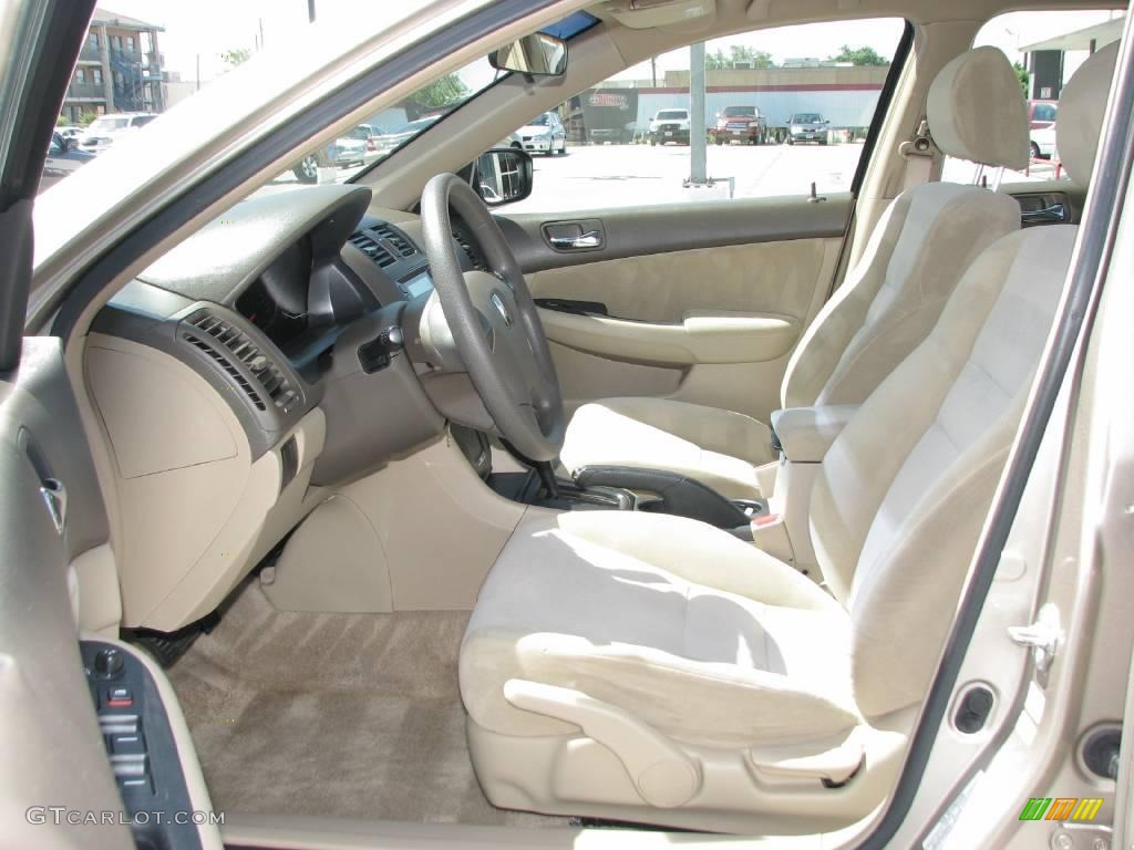 2003 Accord LX Sedan - Desert Mist Metallic / Ivory photo #8
