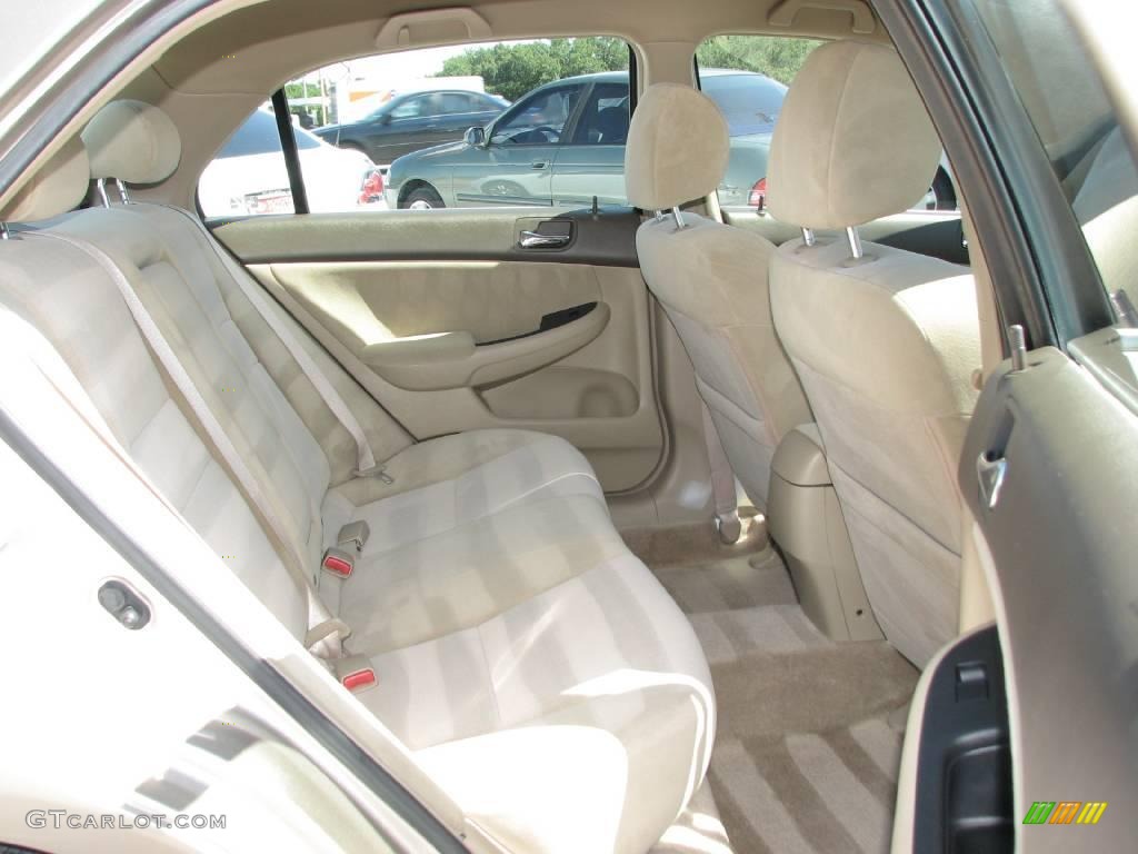 2003 Accord LX Sedan - Desert Mist Metallic / Ivory photo #10