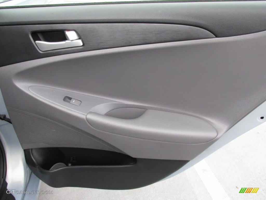 2013 Sonata GLS - Radiant Silver / Gray photo #27