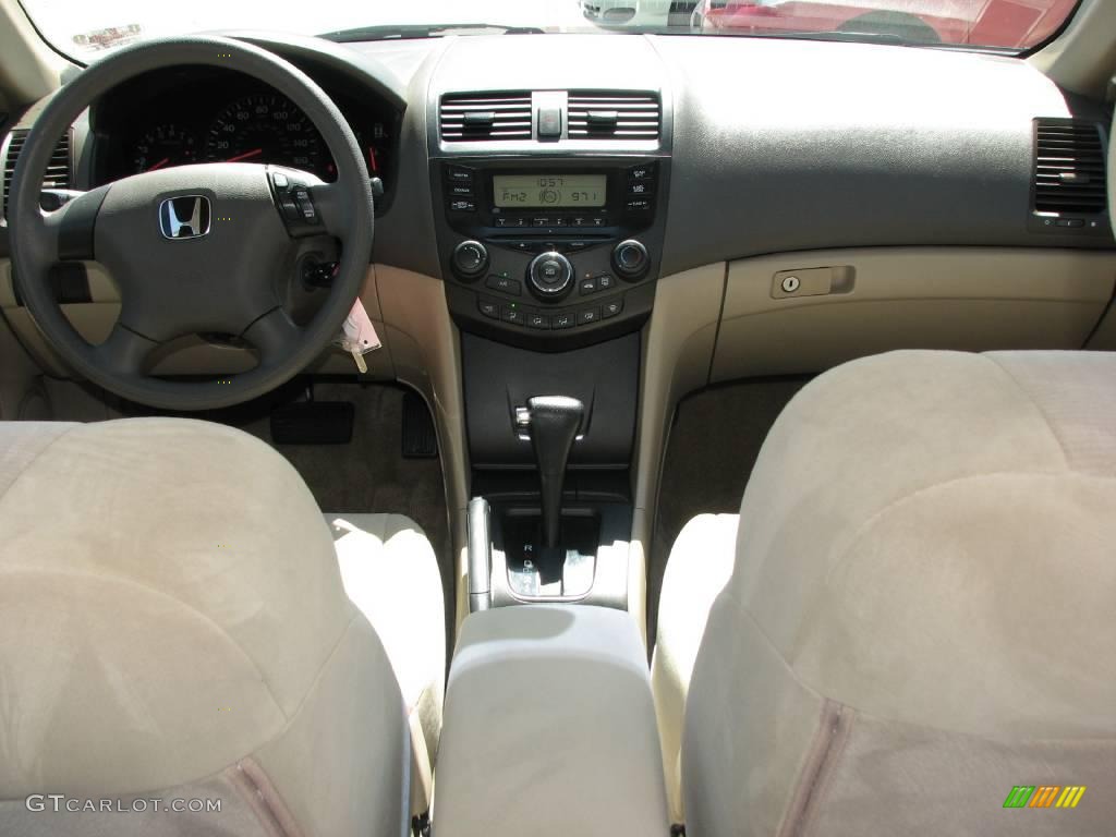 2003 Accord LX Sedan - Desert Mist Metallic / Ivory photo #11